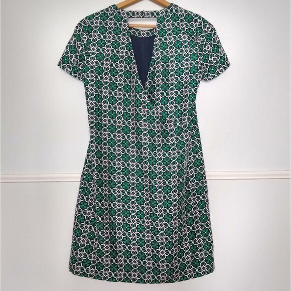 J. Crew 100% silk open back dress EUC 4 - Picture 4 of 5